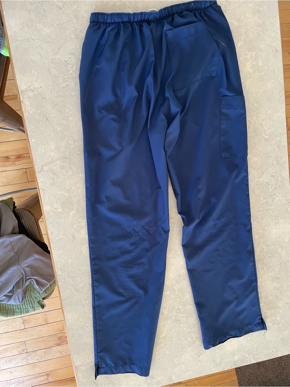 Wink Straight-Leg Pants in Navy Blue